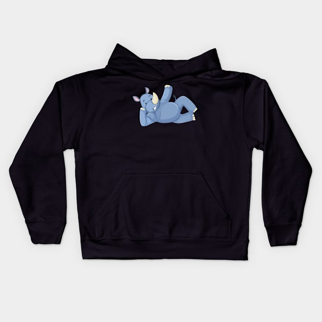 Rhinoceros Design - Gift for Rhinoceros Lovers Kids Hoodie by giftideas